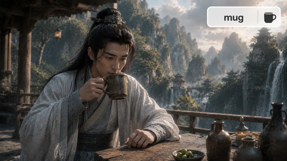 mug 古风语义配图