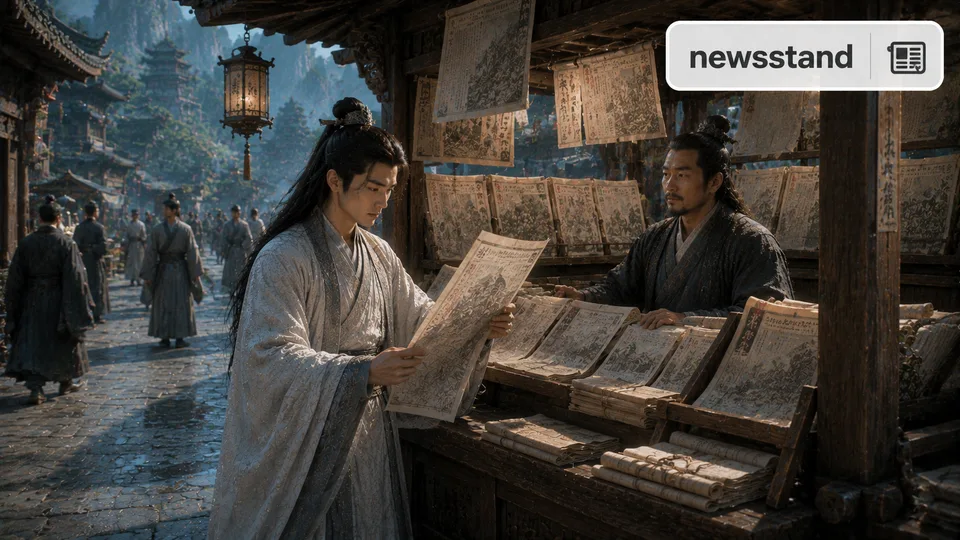 newsstand 古风语义配图