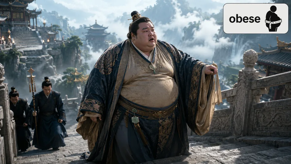 obese 古风语义配图