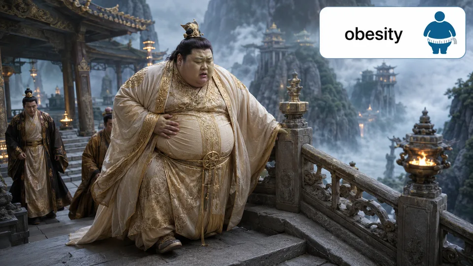 obesity 古风语义配图