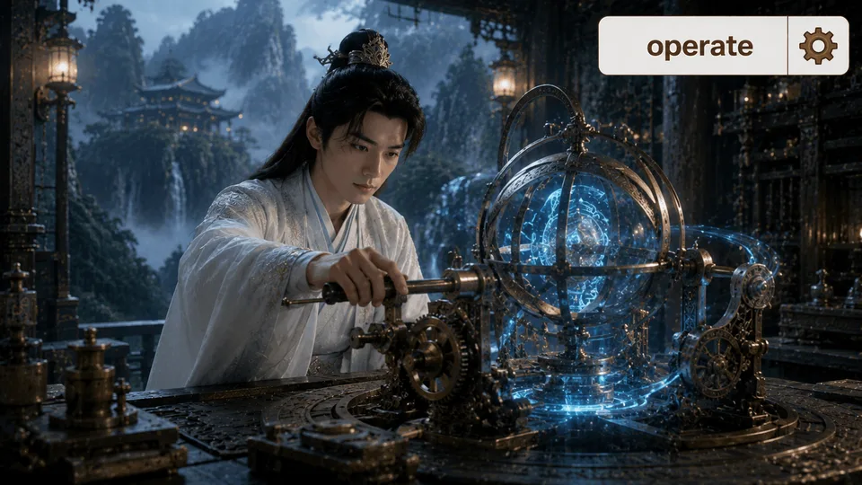 operate 古风语义配图