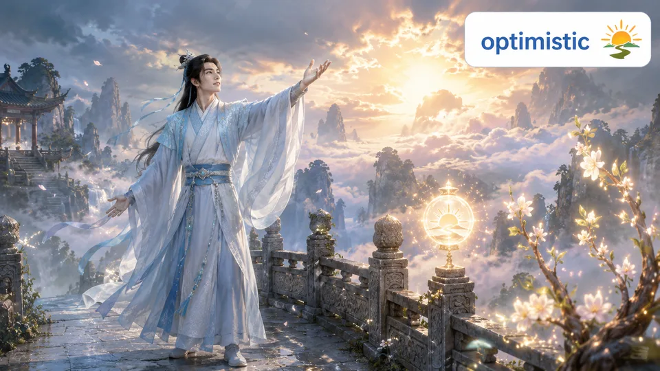 optimistic 古风语义配图