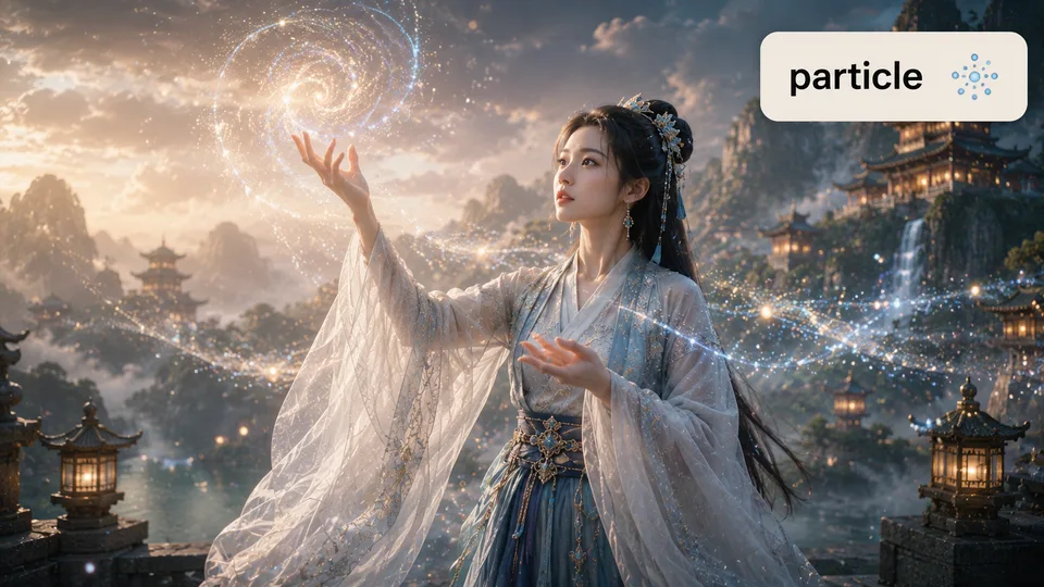 particle 古风语义配图