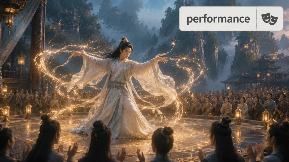 performance 古风语义配图