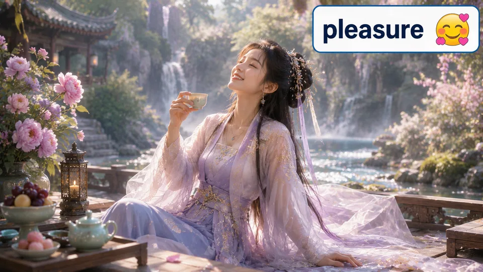 pleasure 古风语义配图