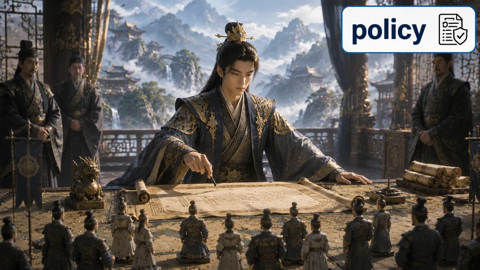 policy 古风语义配图