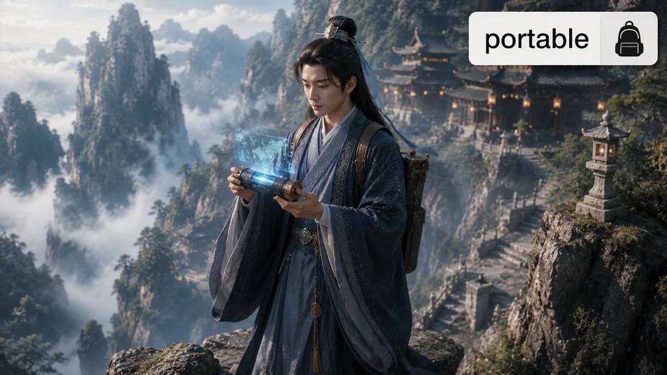 portable 古风语义配图
