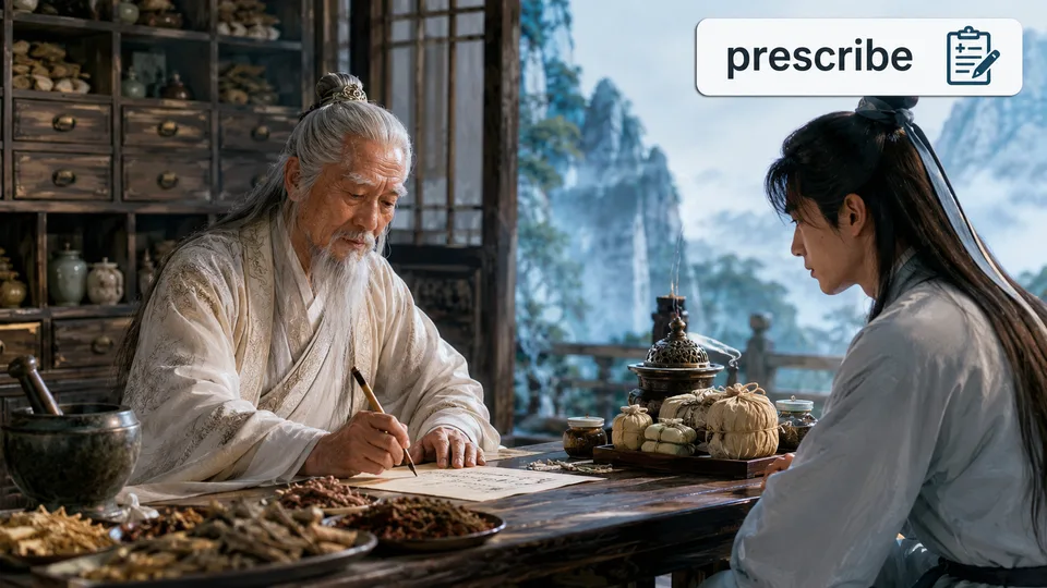 prescribe 古风语义配图