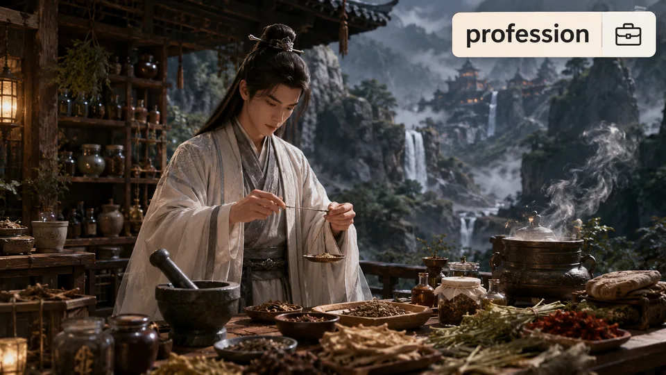 profession 古风语义配图