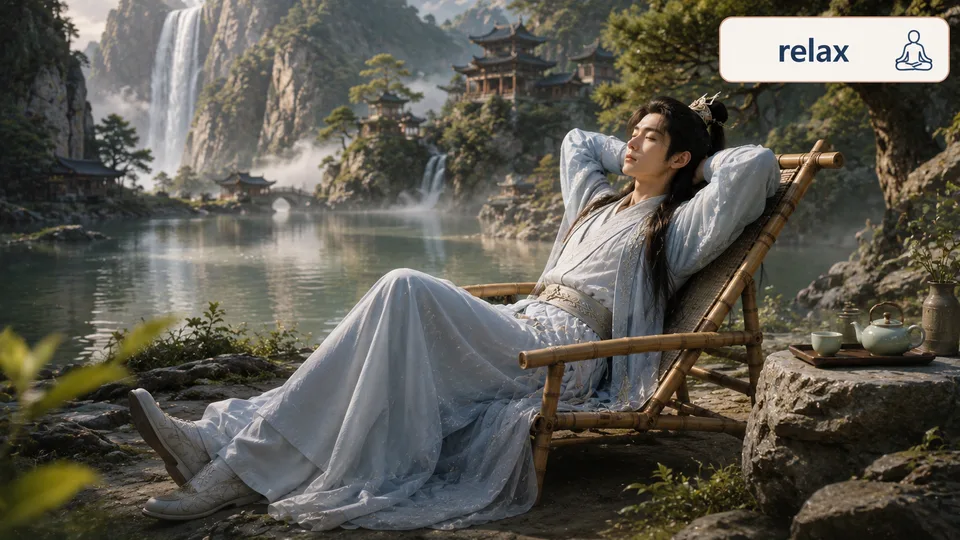 relax 古风语义配图