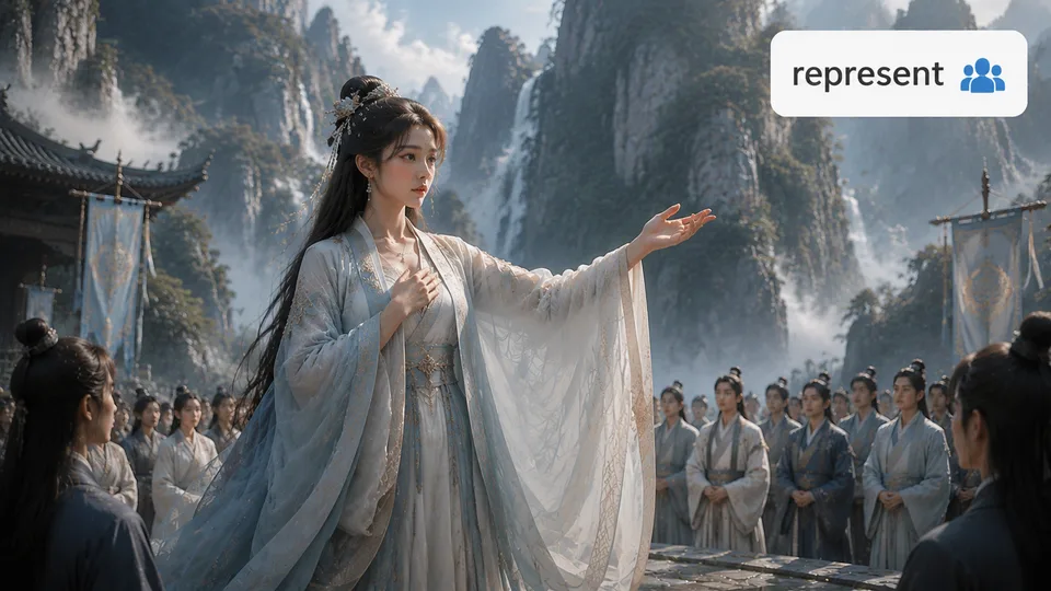 represent 古风语义配图