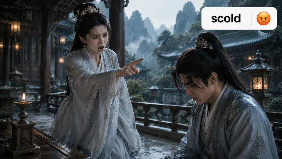 scold 古风语义配图