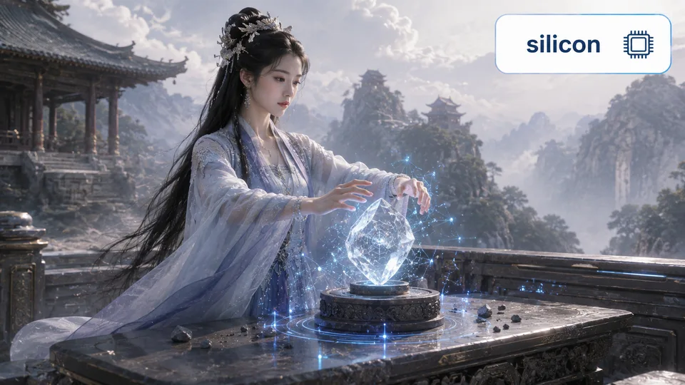 silicon 古风语义配图