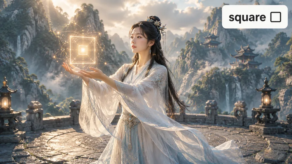square 古风语义配图