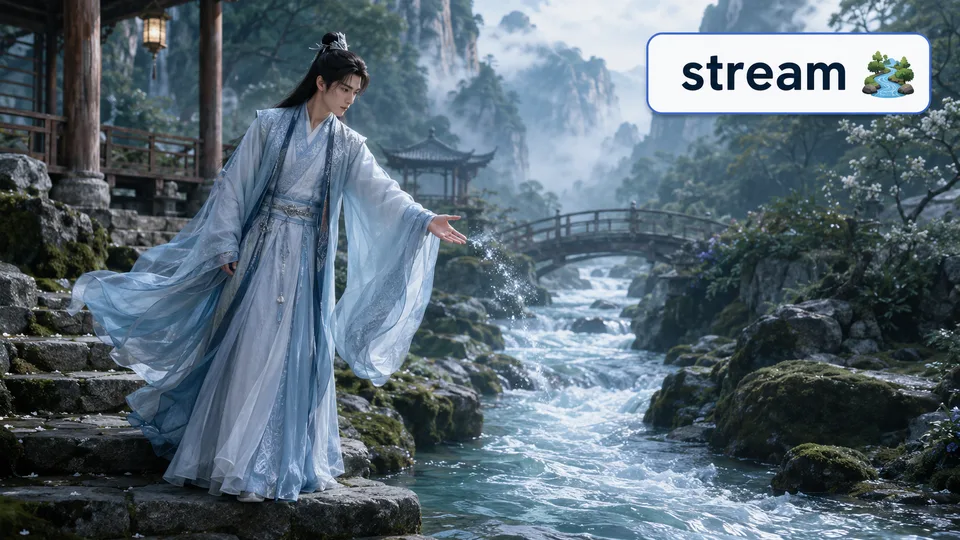 stream 古风语义配图