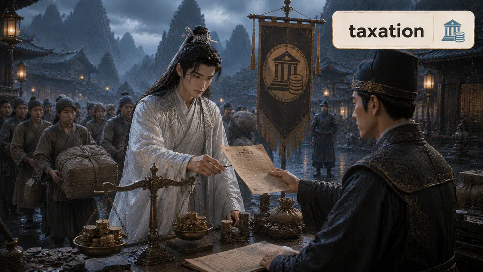 taxation 古风语义配图
