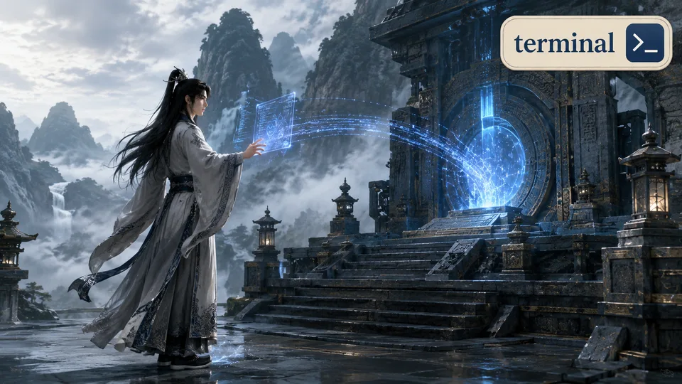 terminal 古风语义配图