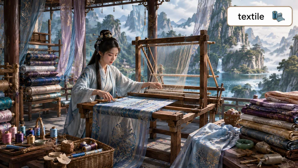 textile 古风语义配图