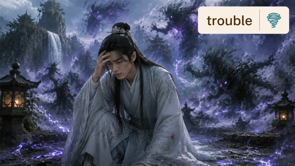 trouble 古风语义配图
