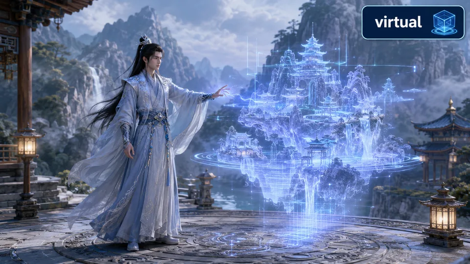virtual 古风语义配图