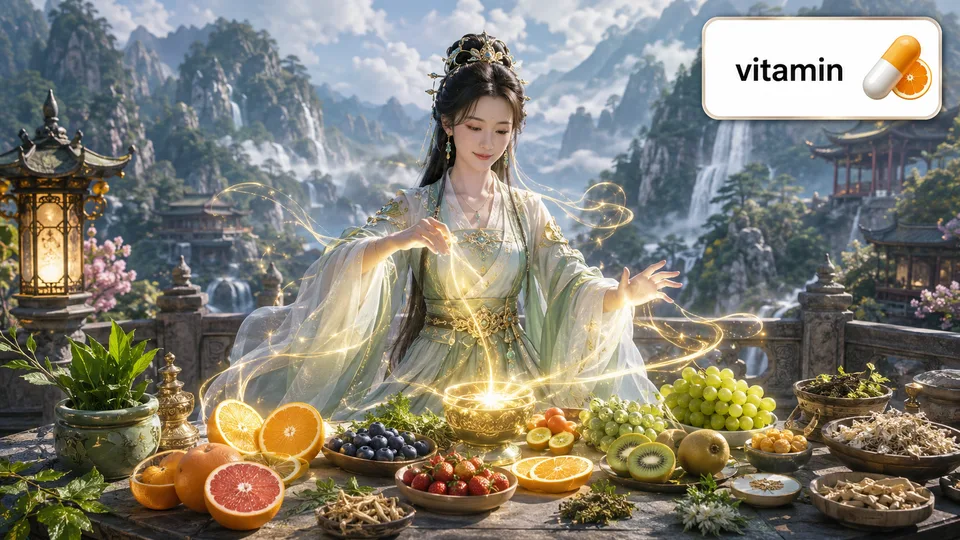vitamin 古风语义配图