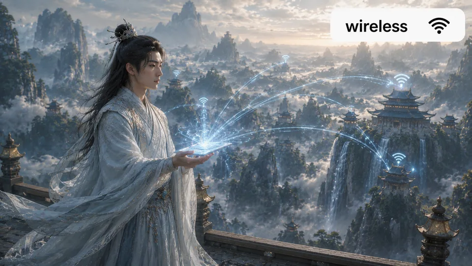 wireless 古风语义配图