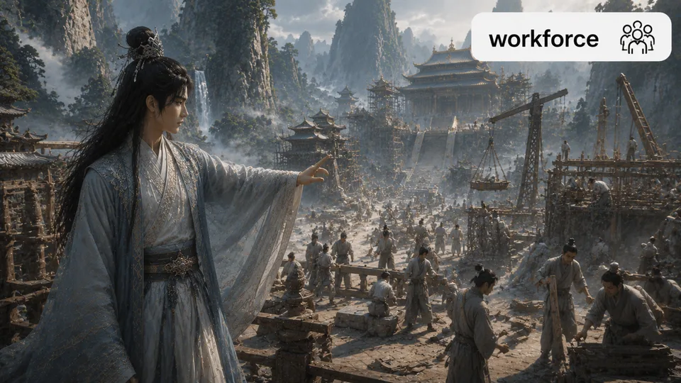 workforce 古风语义配图