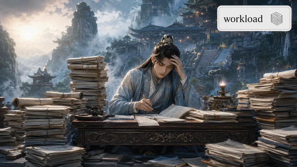 workload 古风语义配图