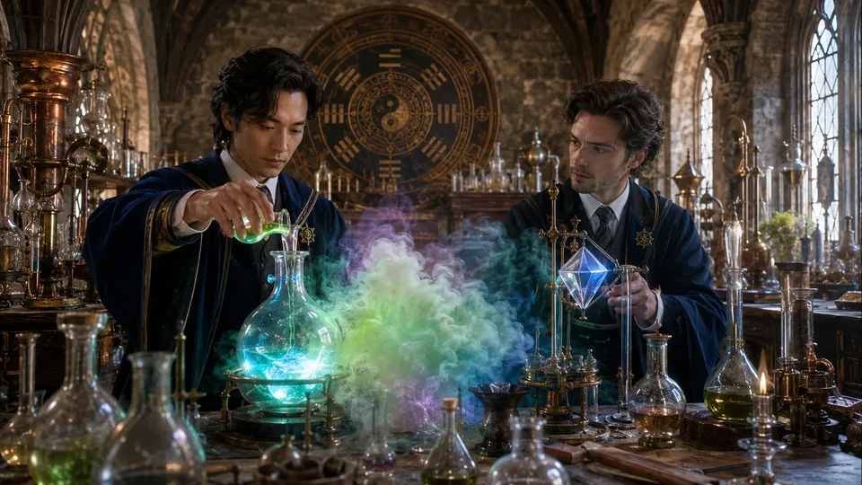 chemistry 古风语义配图