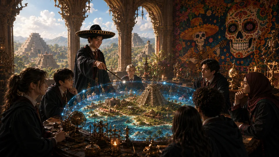 Mexico 古风语义配图