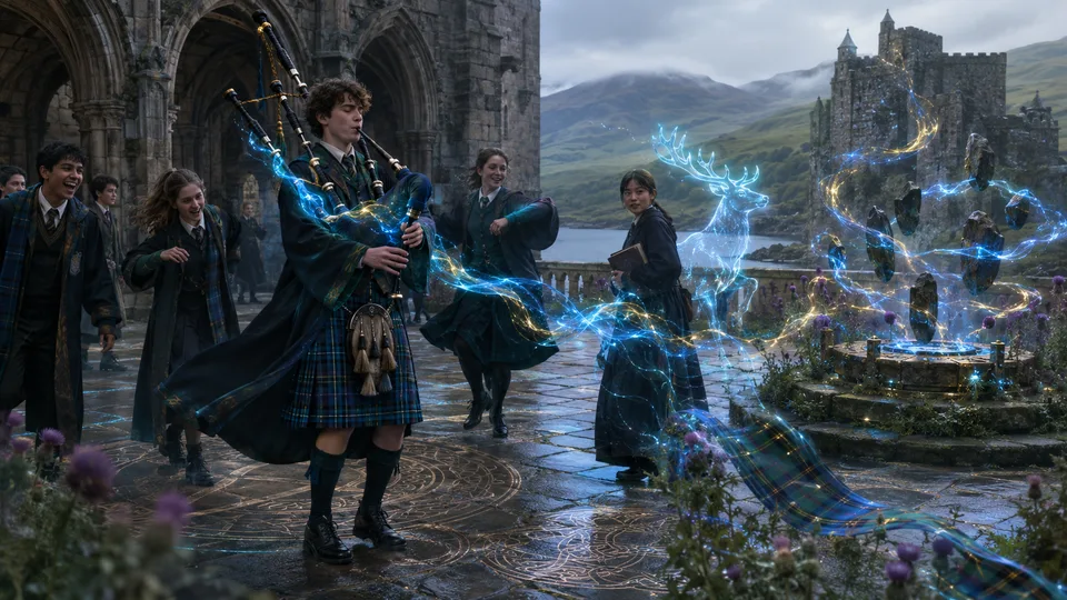 Scottish 古风语义配图